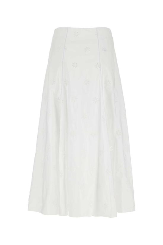  끌로에 롱 스커트 CHC23SJU05481 101 WHITE - CHLOE