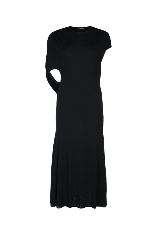 25SS 자크뮈스 미디 원피스 243DR1931026 990 BLACK