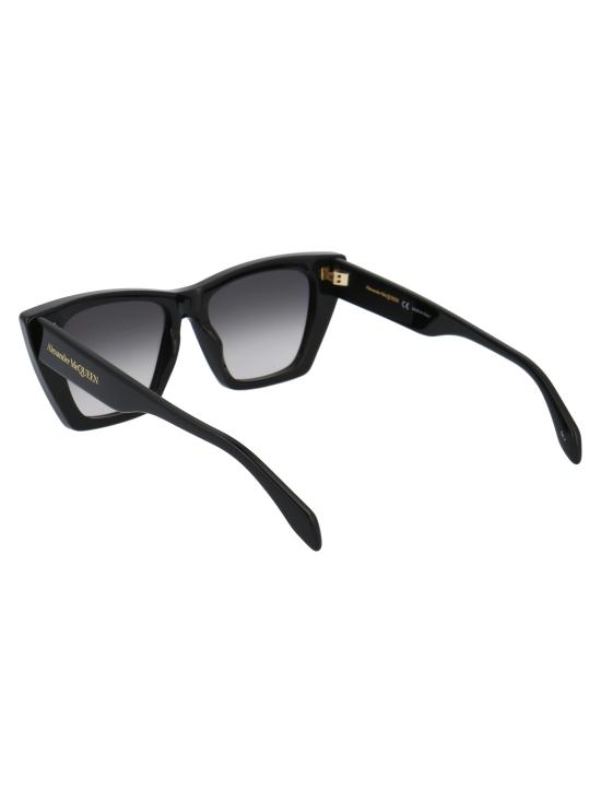 25SS 알렉산더 맥퀸 선글라스 AM0299S 001 BLACK BLACK GREY - ALEXANDER MCQUEEN