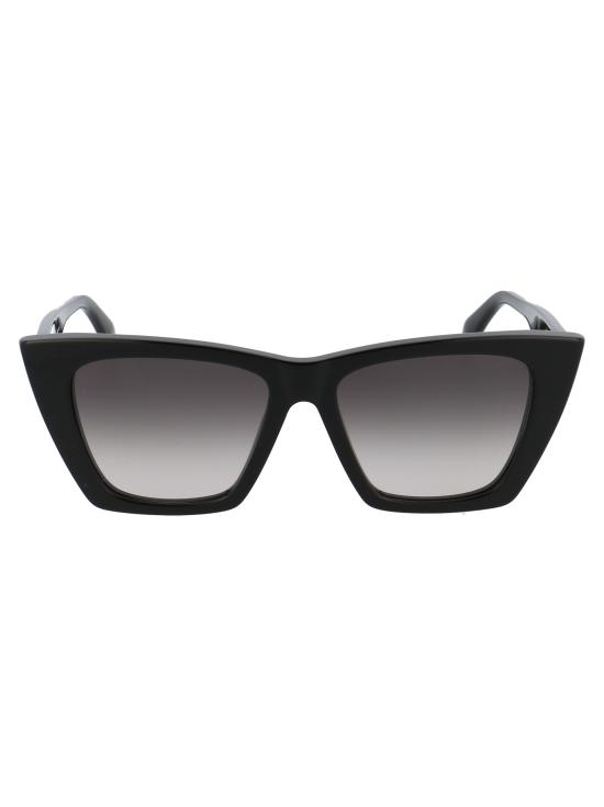 25SS 알렉산더 맥퀸 선글라스 AM0299S 001 BLACK BLACK GREY