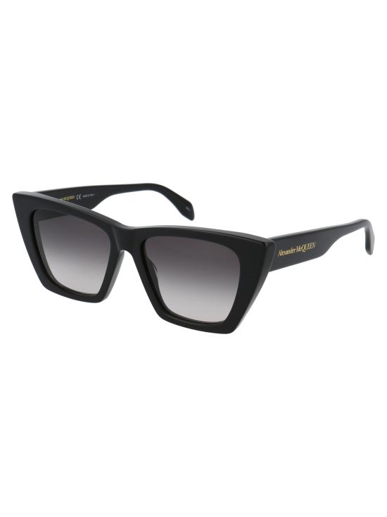 25SS 알렉산더 맥퀸 선글라스 AM0299S 001 BLACK BLACK GREY - ALEXANDER MCQUEEN