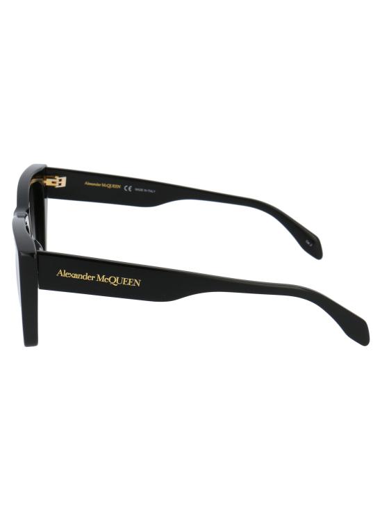 25SS 알렉산더 맥퀸 선글라스 AM0299S 001 BLACK BLACK GREY - ALEXANDER MCQUEEN