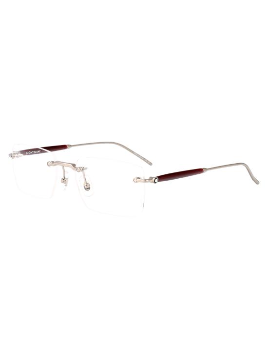 25SS 몽블랑 안경 MB0411O 003 SILVER SILVER TRANSPARENT - MONTBLANC