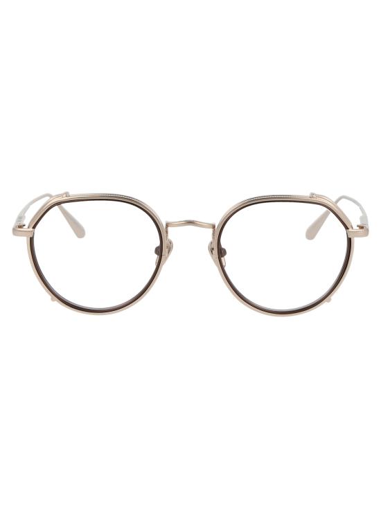 25SS 린다페로우 안경 LFL1387C2OPT C2 LIGHTGOLD METALLICBROWN OPTICAL