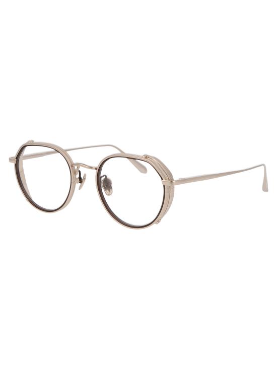 25SS 린다페로우 안경 LFL1387C2OPT C2 LIGHTGOLD METALLICBROWN OPTICAL - LINDA FARROW
