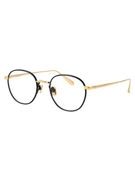 25SS 린다페로우 안경 LFL1233C1OPT C1 YELLOWGOLD BLACK OPTICAL - LINDA FARROW