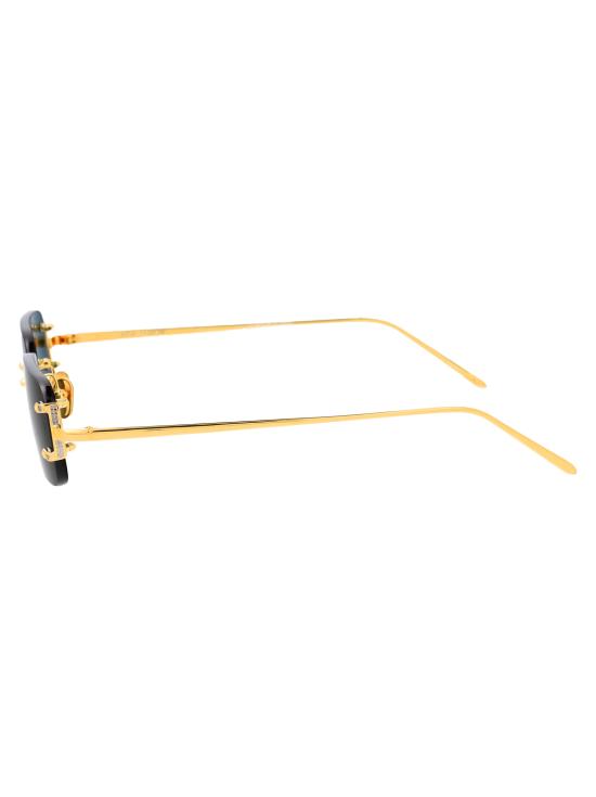 25SS 린다페로우 선글라스 LFL1131C9SUN C9 YELLOWGOLD WHITEGOLD GREEN - LINDA FARROW