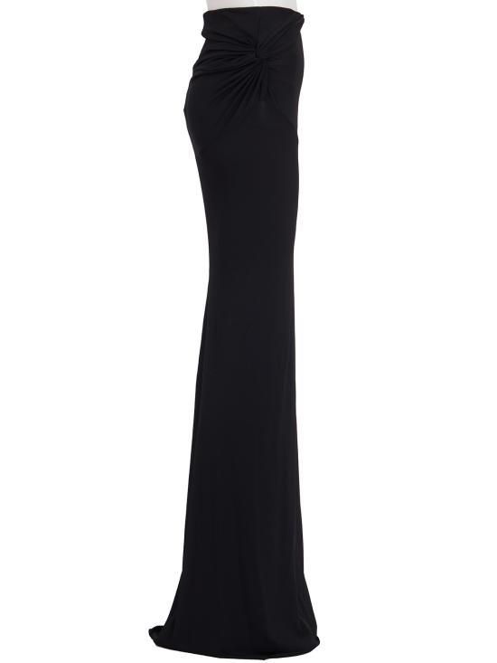 25SS 릭 오웬스 롱 스커트 LLI01E4312CVI09 BLACK - RICK OWENS