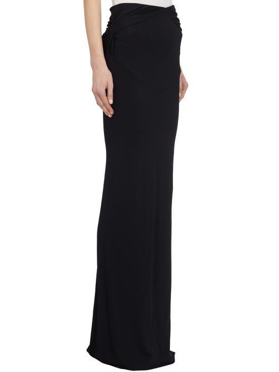 25SS 릭 오웬스 롱 스커트 LLI01E4312CVI09 BLACK - RICK OWENS