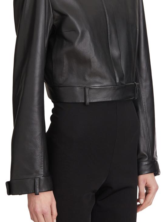 25SS 스워드 가죽 자켓 LSE258382SPM BLACK - S.W.O.R.D