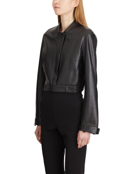 25SS 스워드 가죽 자켓 LSE258382SPM BLACK - S.W.O.R.D