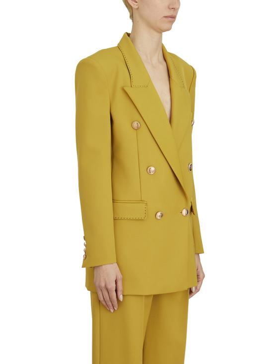 25SS 엘리자베타프랜치 수트 자켓 LGI12851E2DC6 YELLOW - ELISABETTA FRANCHI