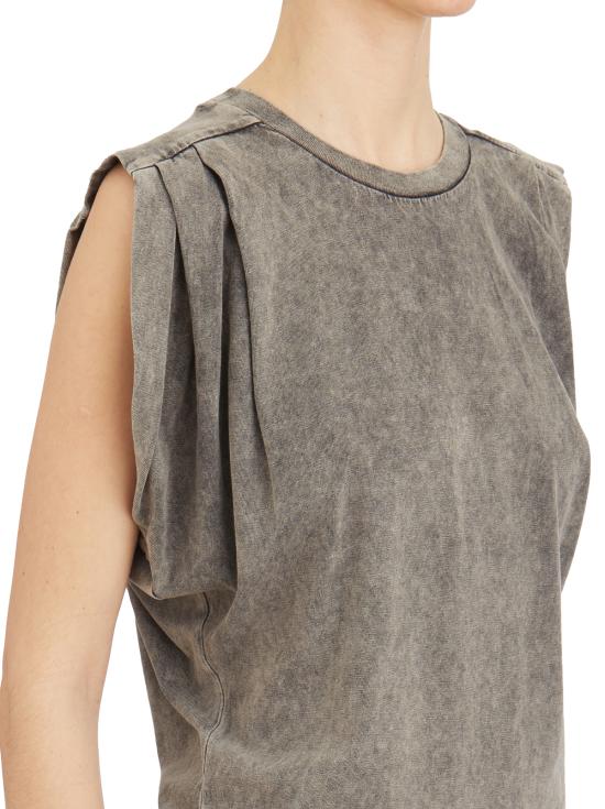 25SS 돈답 미디 원피스 LDA458JF0351PPTODDS25900 GREY - DONDUP