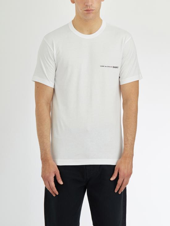 25SS 꼼데가르송 반팔 티셔츠 LFOT026S25 WHITE