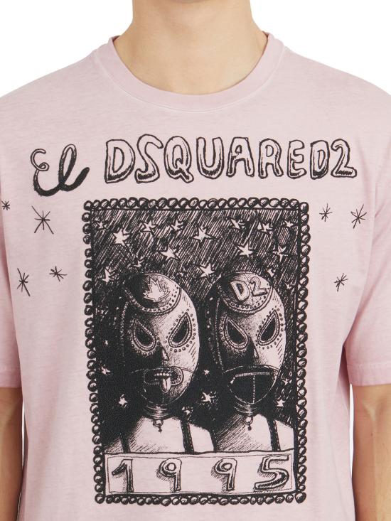 25SS 디스퀘어드2 반팔 티셔츠 LS71GD1555D20035235 PINK - DSQUARED2