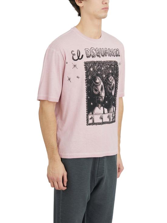 25SS 디스퀘어드2 반팔 티셔츠 LS71GD1555D20035235 PINK - DSQUARED2