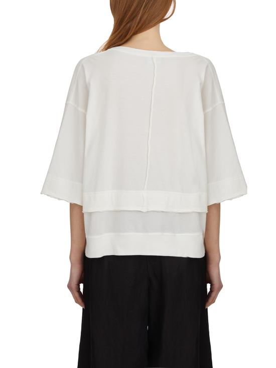 25SS 안드레아 야코브 반팔 티셔츠 L25WGIC05COTTON WHITE - ANDREA YA'AQOV