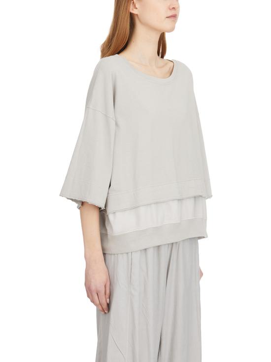 25SS 안드레아 야코브 반팔 티셔츠 L25WGIC05COTTONICE IVORY - ANDREA YA'AQOV