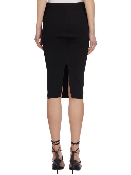 25SS 릭 오웬스 미디 스커트 LLI01E4313JCVS09 BLACK - RICK OWENS