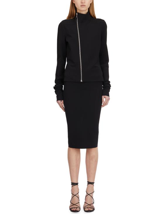 25SS 릭 오웬스 미디 스커트 LLI01E4313JCVS09 BLACK - RICK OWENS