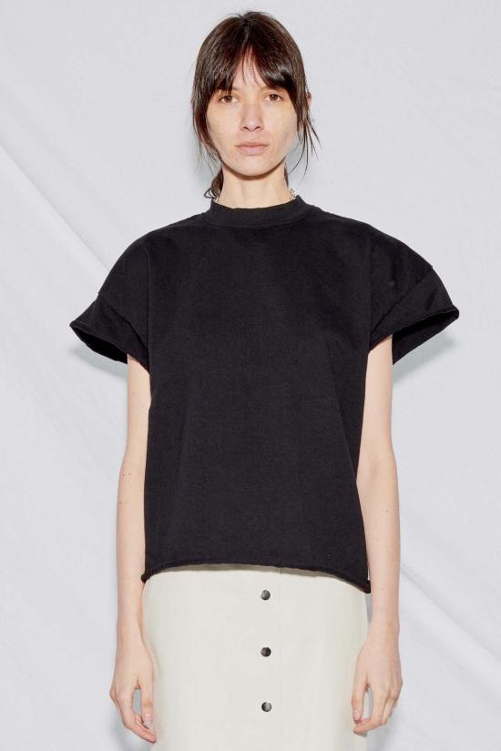  플라스틱 스튜디오 반팔 티셔츠 티 블랙 - PLASTIC STUDIOS