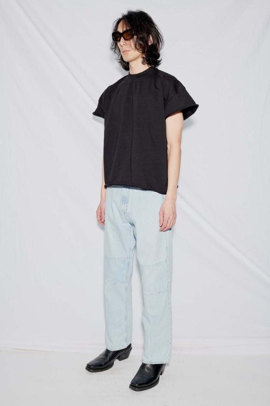  플라스틱 스튜디오 반팔 티셔츠 티 블랙 - PLASTIC STUDIOS