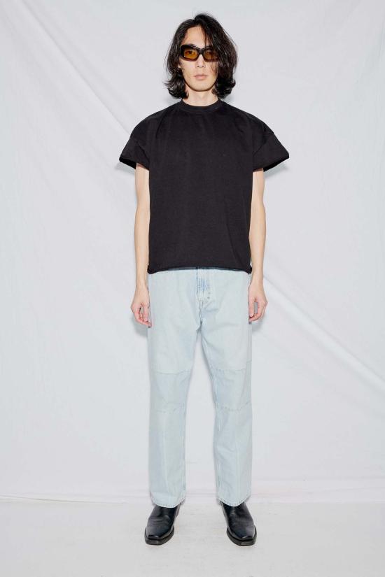  플라스틱 스튜디오 반팔 티셔츠 티 블랙 - PLASTIC STUDIOS