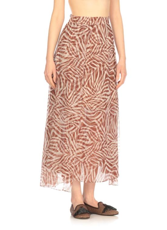 25SS 브루넬로 쿠치넬리 숏 스커트 ML124G3821C005 BROWN - BRUNELLO CUCINELLI