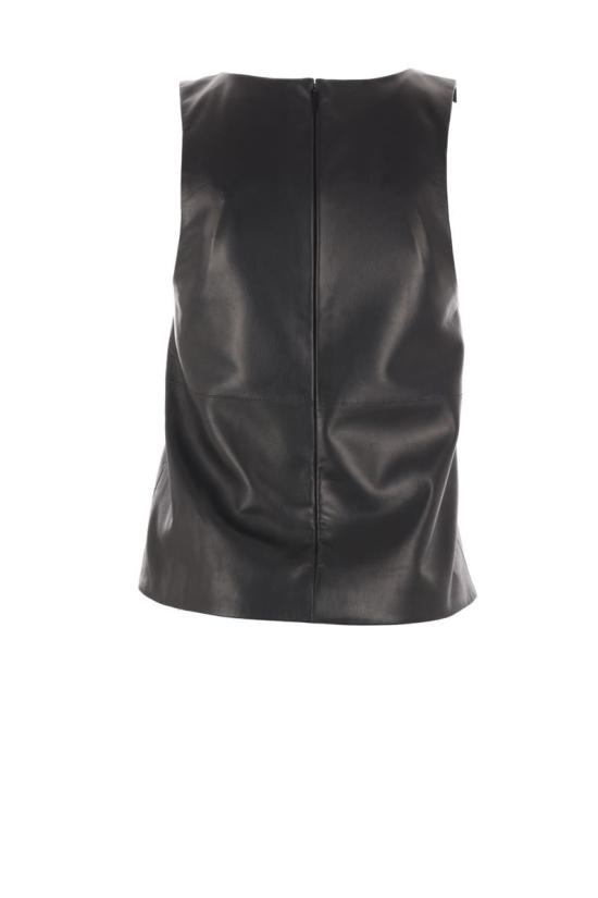 24FW 생로랑 민소매 티셔츠 808997YCRO21000 Black - SAINT LAURENT