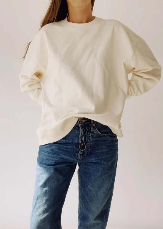  헤이갱 스웨터 박스형 스웨트셔츠