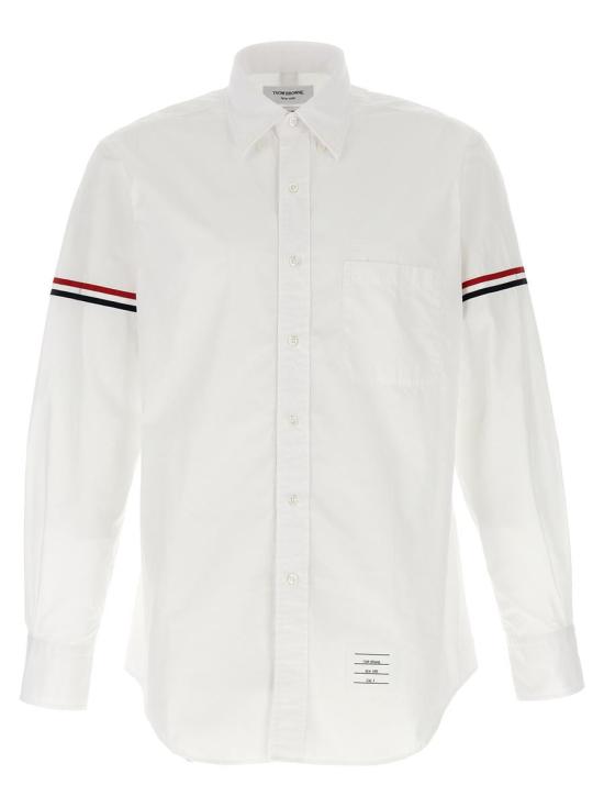 25FW 톰브라운 반팔 셔츠 MWL150E03113100 WHITE