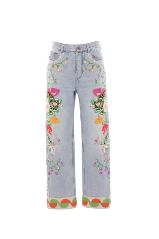 25SS 발렌티노 가라바니 데님 팬츠 6B3DD19F94S508 LIGHT WASH BLUE DENIM