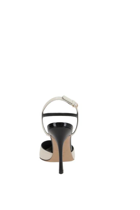 25SS 살바토레 페라가모 힐/펌프스 01J363 001ERULA95MASCARPONENERONERO1C IVORY BLACK - SALVATORE FERRAGAMO