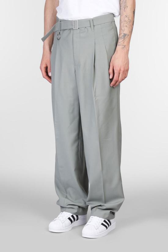 25SS 에뛰드스튜디오 스트레이트 팬츠 420604 E25MMTRO880 GREEN - ETUDES