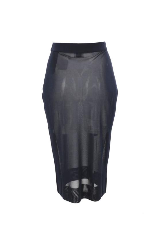 24FW 생로랑 스커트 811119Y75YK4104 BLEU NUIT - SAINT LAURENT