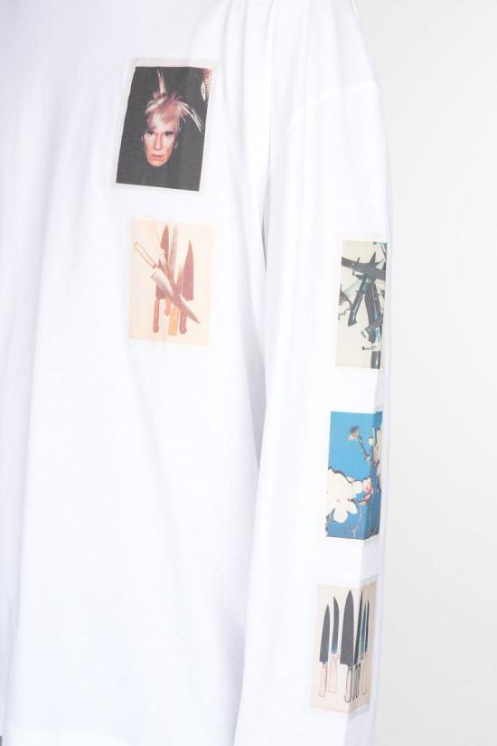 25SS 에뛰드스튜디오 긴팔 티셔츠 420611 E25MCTSH180 WHITE - ETUDES