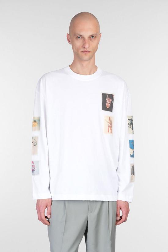 25SS 에뛰드스튜디오 긴팔 티셔츠 420611 E25MCTSH180 WHITE