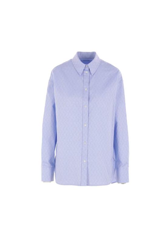 25SS 살바토레 페라가모 셔츠 13G780 002COXFORDBLUE OXFORD BLUE