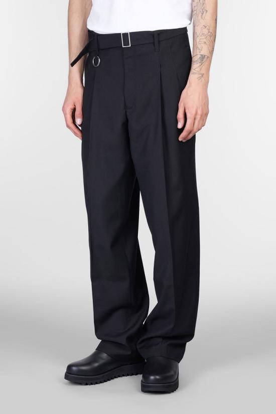 25SS 에뛰드스튜디오 스트레이트 팬츠 420607 E25MMTRO880 Black - ETUDES