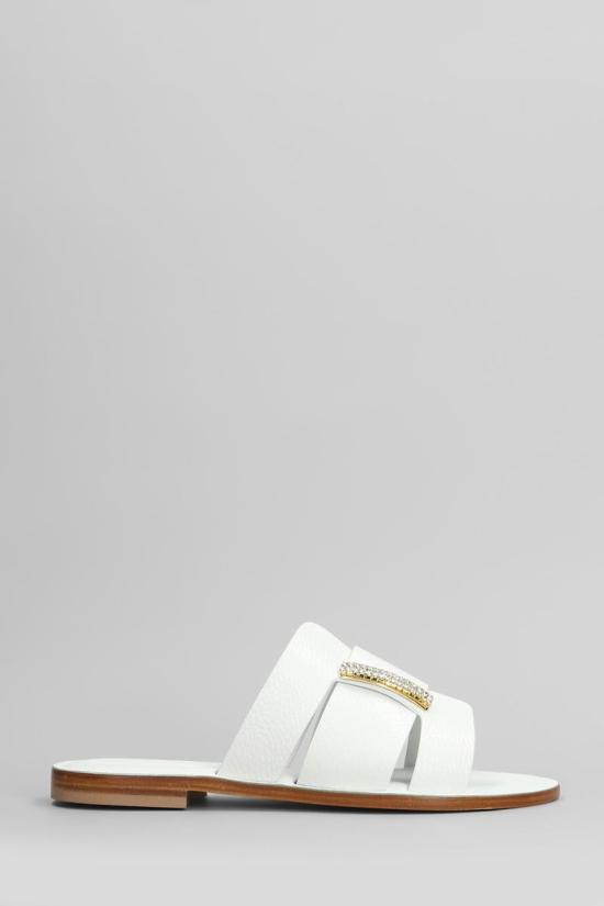 25SS Eddicuomo 플랫 슈즈 419943 RS131 FB5 WHITE