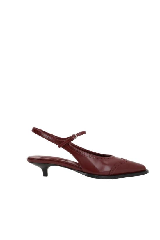 24FW 미우미우 힐/펌프스 5I308EF035055F0Y03 PURPLE BLACK - MIU MIU