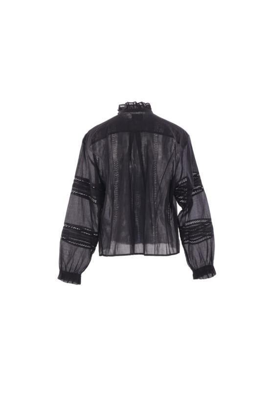 25SS 이자벨마랑에뚜왈 긴팔 티셔츠 CH0201FAC1J15E01BK Black - ISABEL MARANT ETOILE