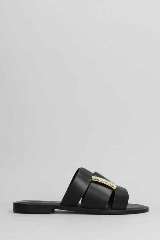 25SS Eddicuomo 플랫 슈즈 419944 RS131 FB5 Black