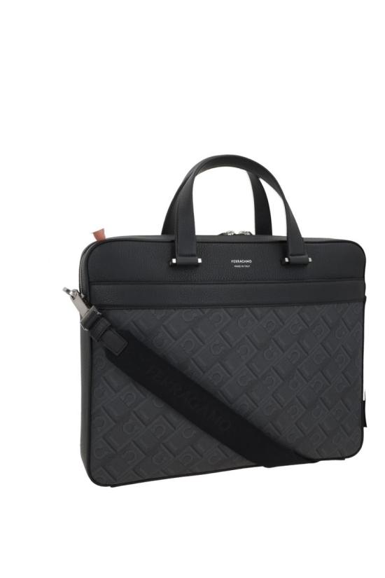 25SS 살바토레 페라가모 가방 241723 001ALLOVERNEROGRIGIO Black - SALVATORE FERRAGAMO