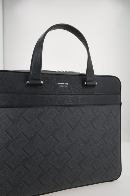 25SS 살바토레 페라가모 가방 241723 001ALLOVERNEROGRIGIO Black - SALVATORE FERRAGAMO