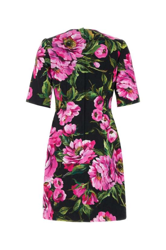 25SS 돌체앤가바나 미디 원피스 F6TMJTFSFN9 HN5KR FLORAL - DOLCE & GABBANA