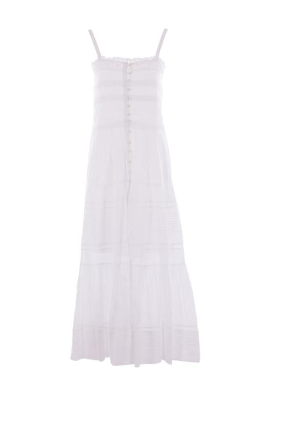 25SS 이자벨마랑에뚜왈 미디 원피스 RO0708FAC1J15E20WH WHITE