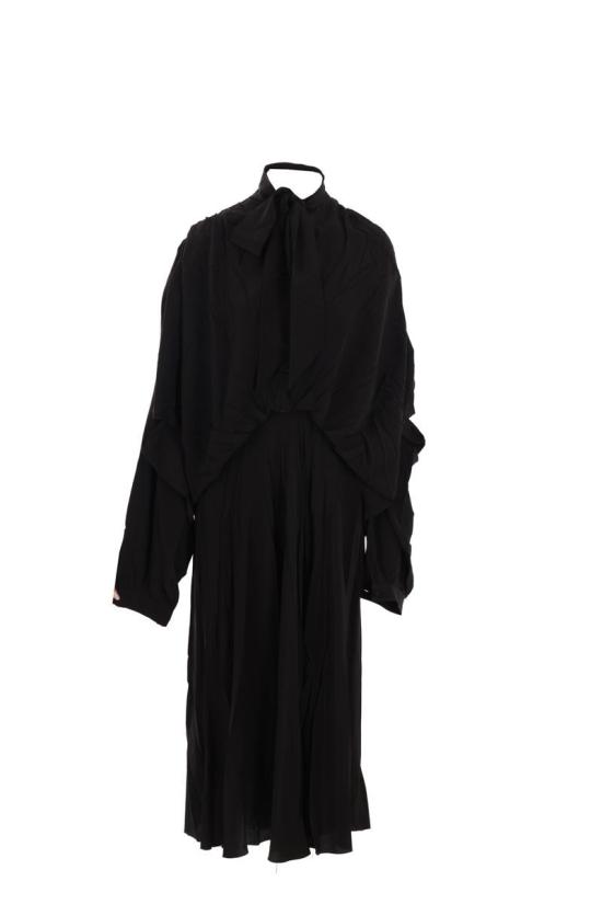 25SS 발렌시아가 원피스 814150TRN031000 Black