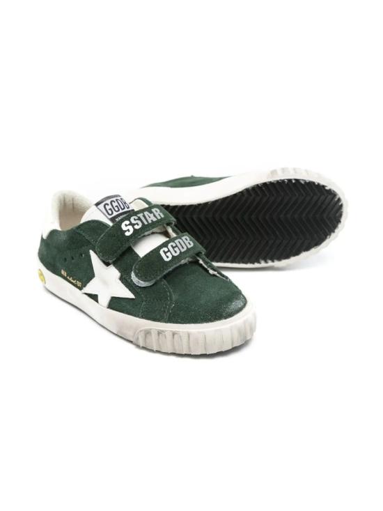 25SS [주니어] 골든구스 스니커즈 GYF00847F006904 35859 DARK GREEN WHITE - GOLDEN GOOSE