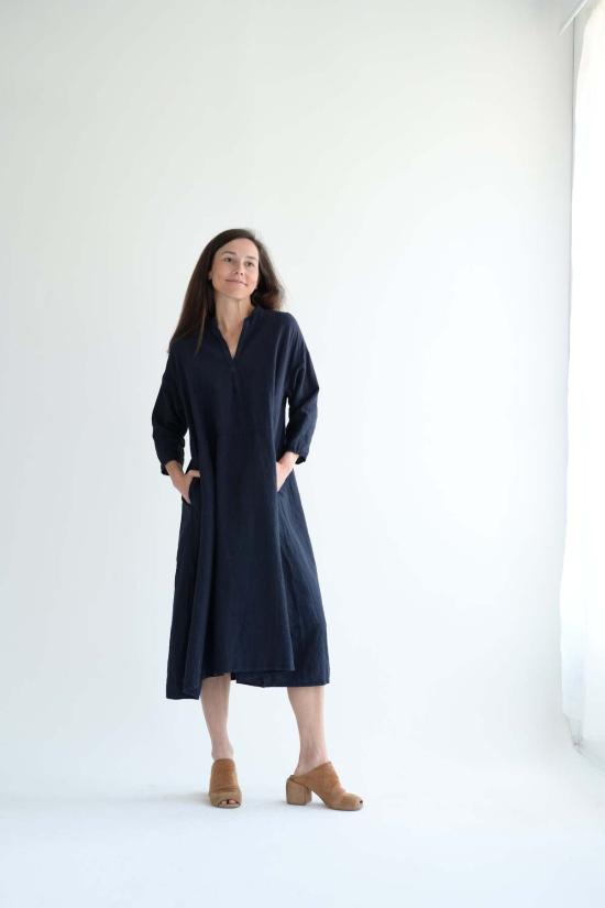  Manuelle Guibal 롱 원피스 마오 드레스 덴마크어